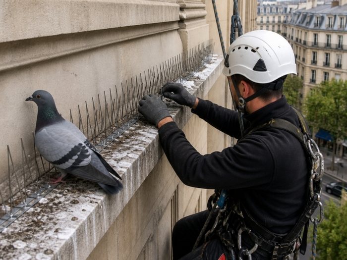 Pigeons : traitement à Clermont-Ferrand par Clermont Nuisibles